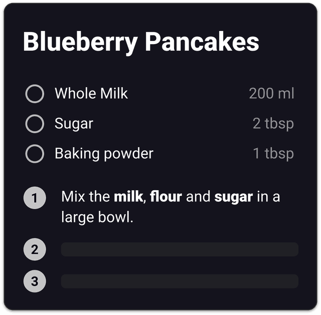 english recipe illustration