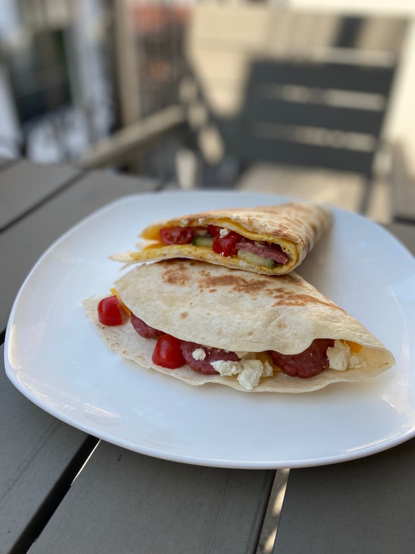 Receta de Rocely de Quesadilla de Desayuno Rica en Proteínas