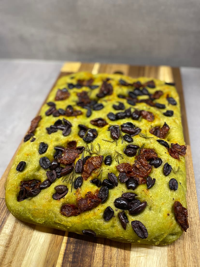 Recette Rocely de Focaccia Épinards &amp; Ricotta