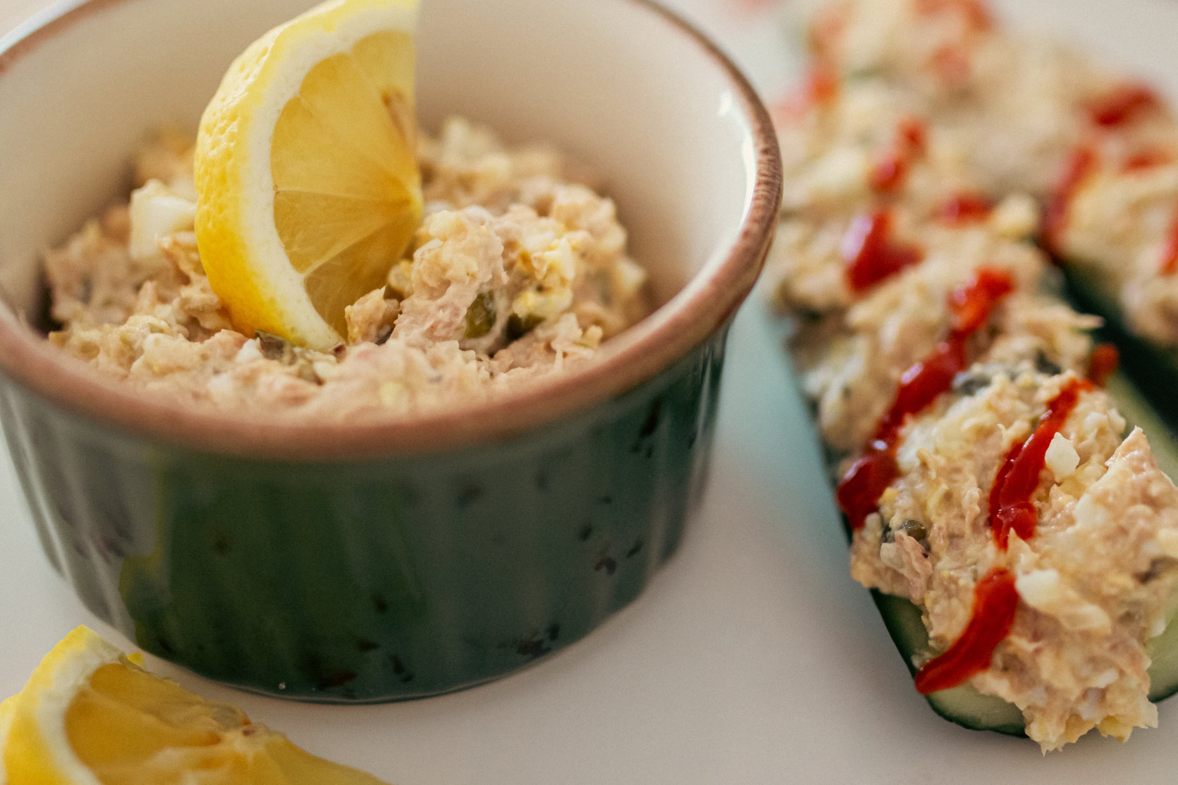 Cucumber Tuna Boats Recipe Image