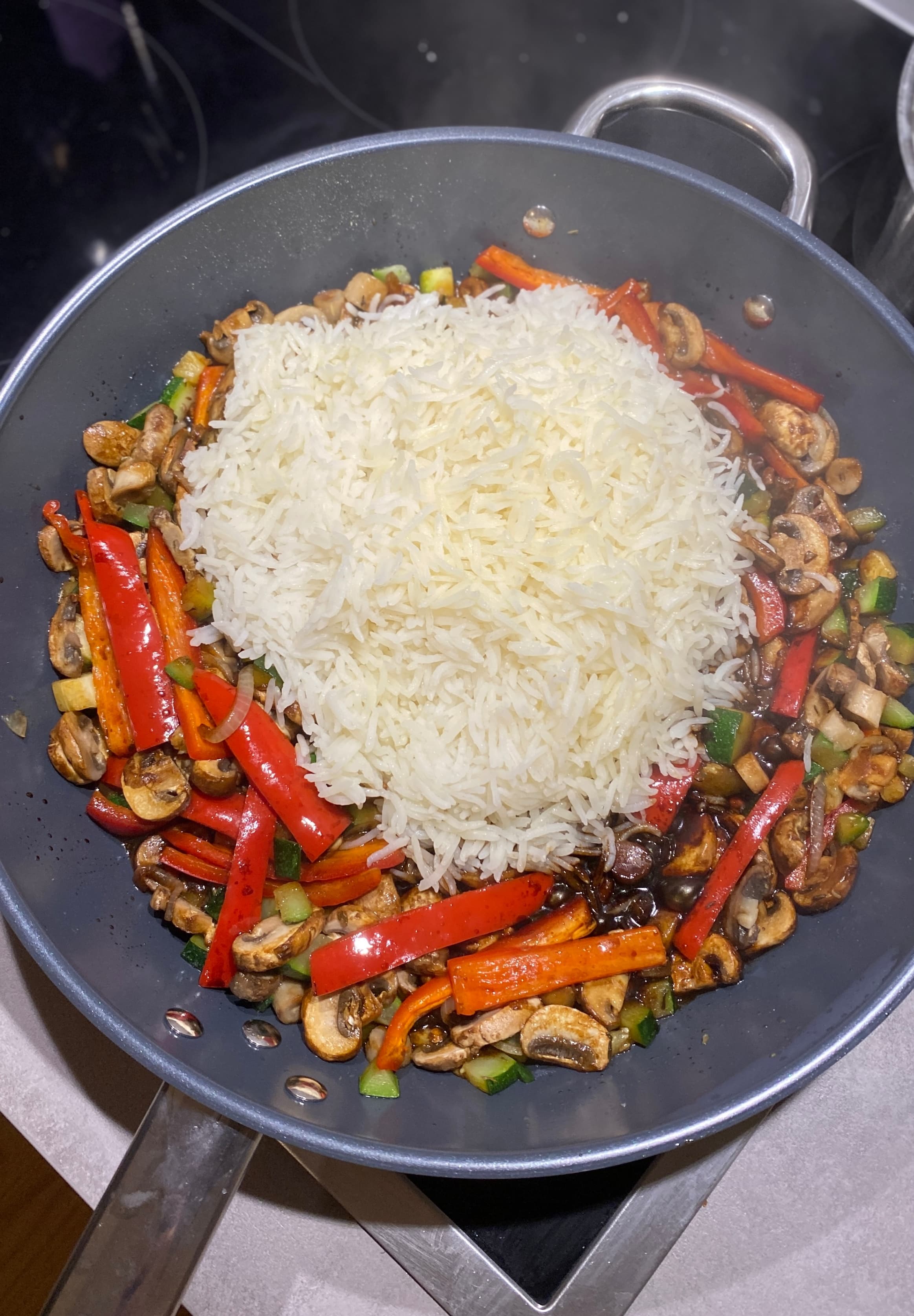 Veggie Stir Fry with Homemade Teriyaki Sauce Recipe Image