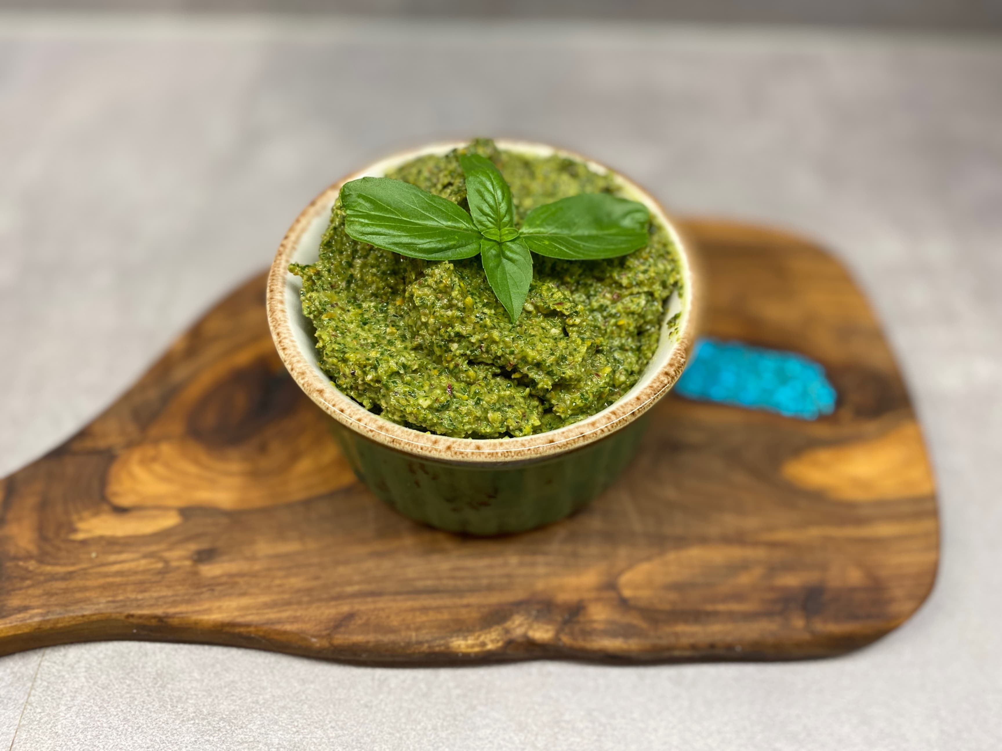 Swiss Chard & Beetroot Leaf Pesto Recipe Image