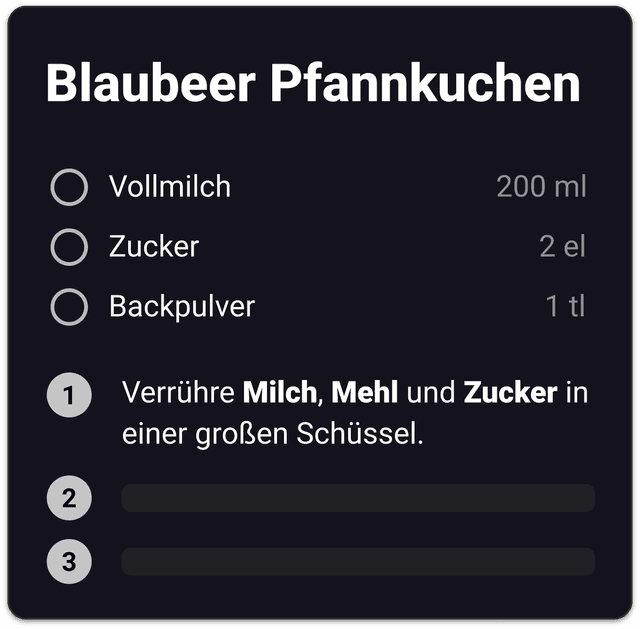 german recipe illustration