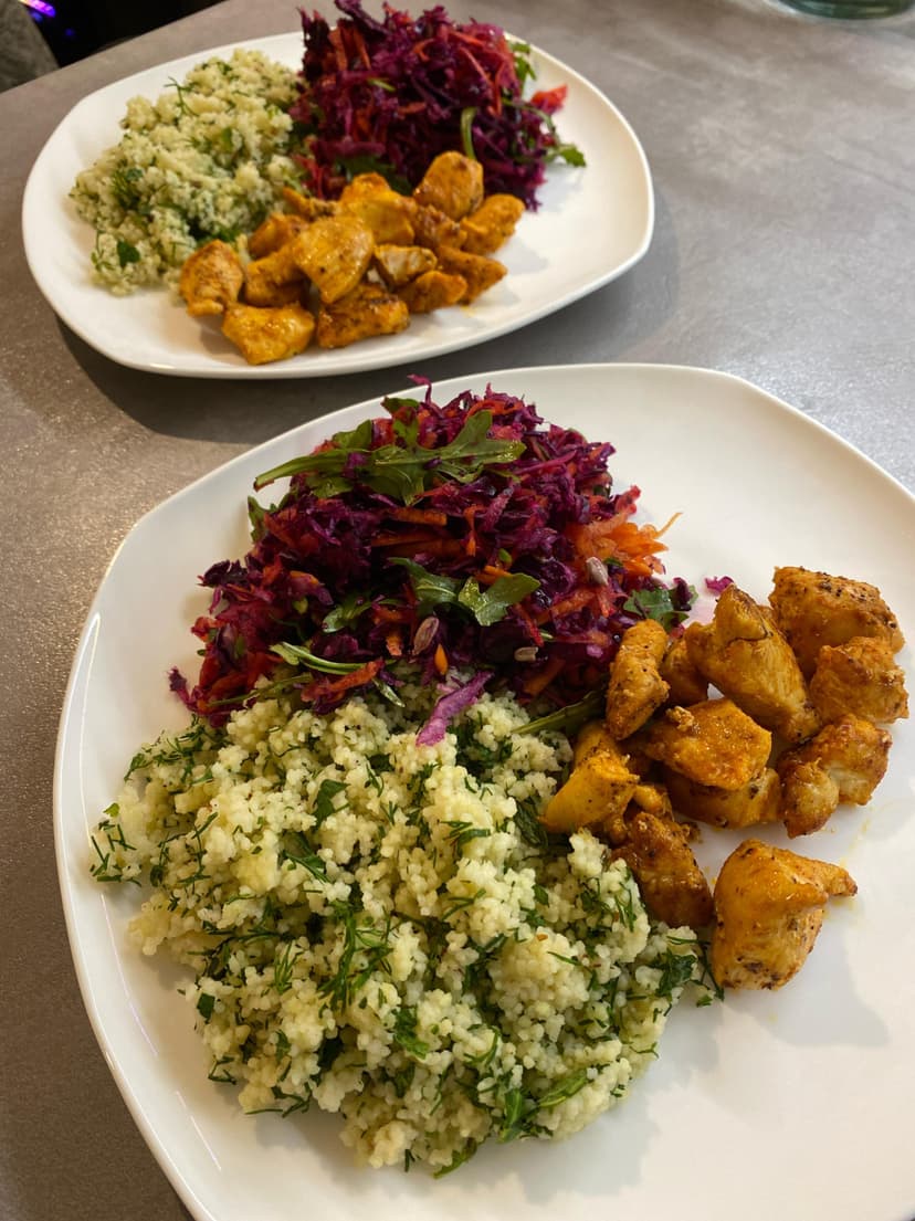 Sumac Chicken with Herb Couscous Rocely Recipe