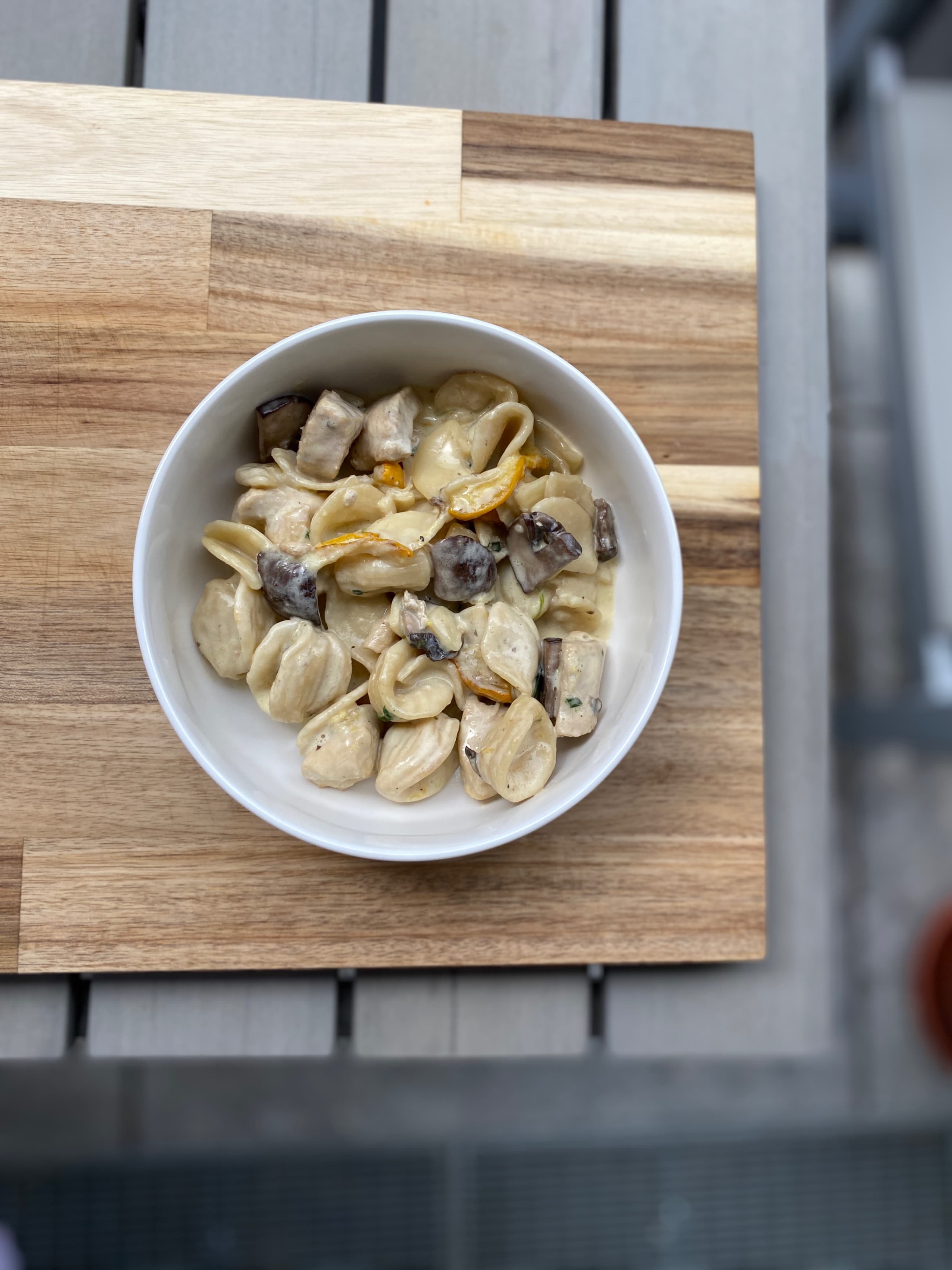 Creamy Chicken & Veggie Pasta Recipe Image