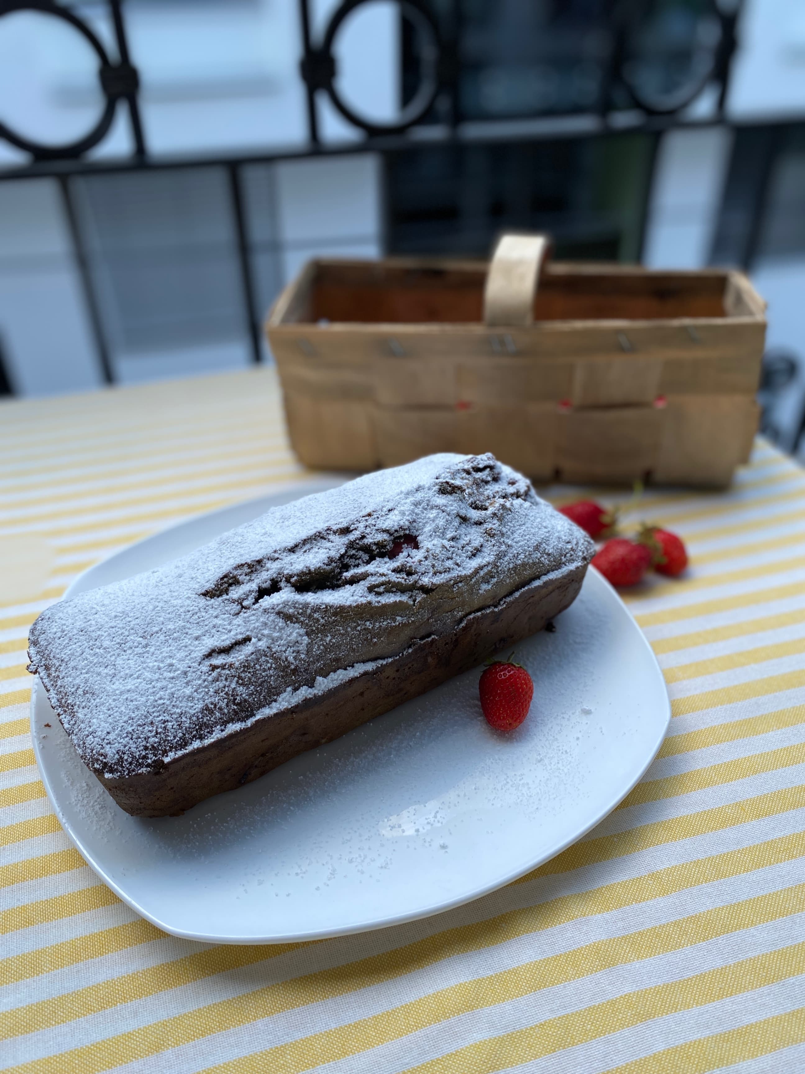 Strawberry Matcha Bread Recipe Image