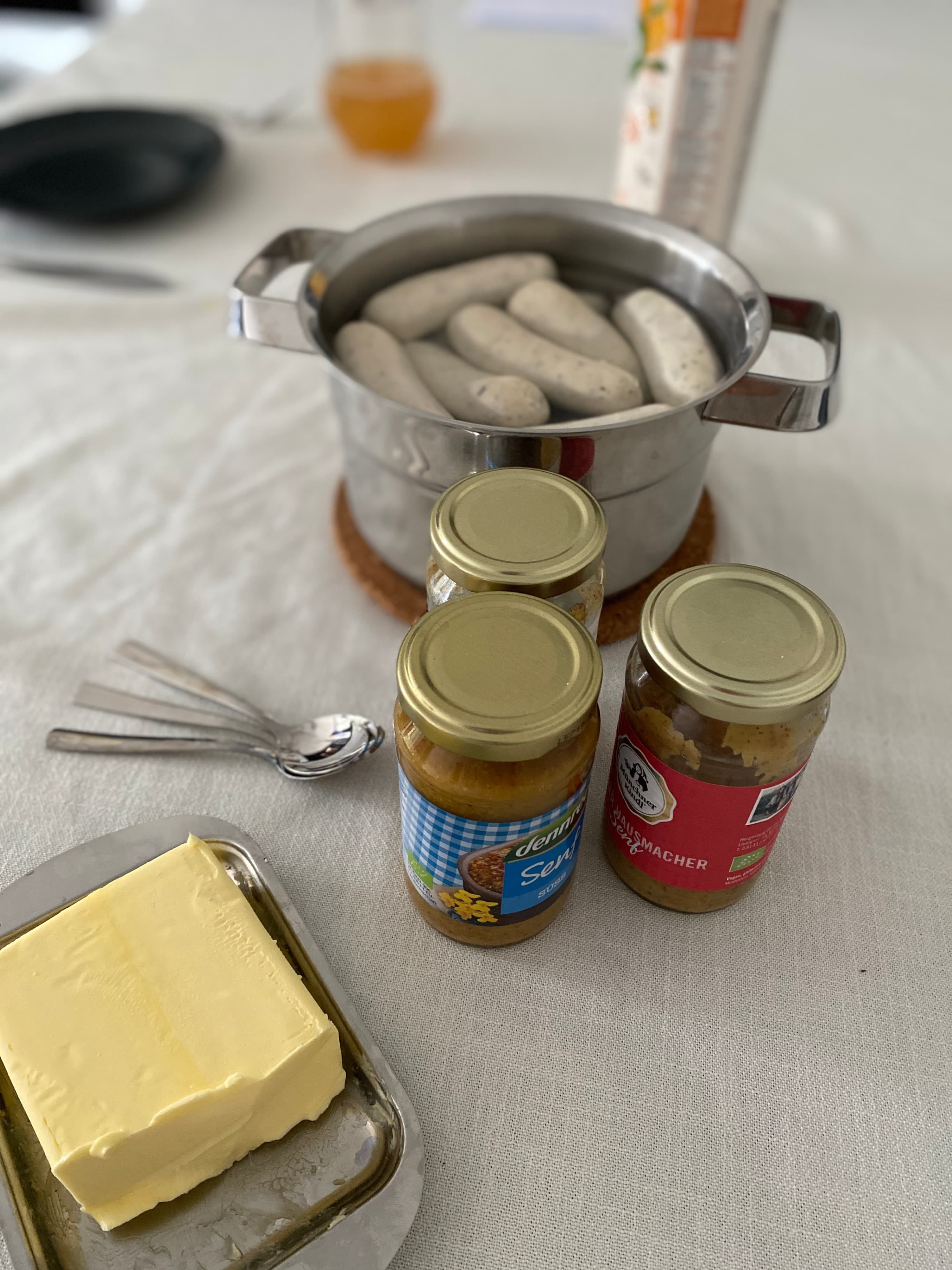 Bavarian Weißwurst Breakfast Recipe Image