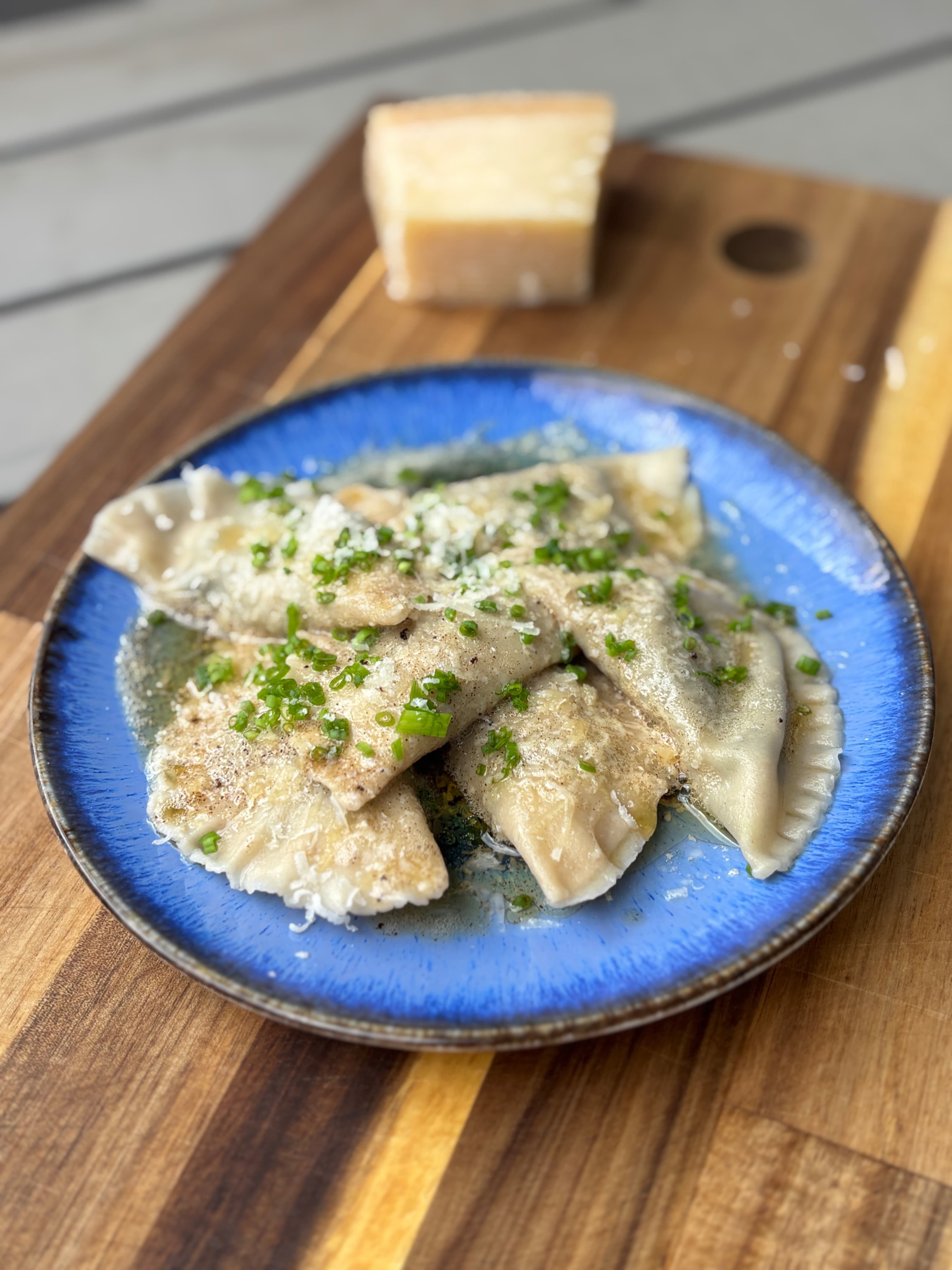 Schlutzkrapfen with Spinach and Quark Rocely Recipe